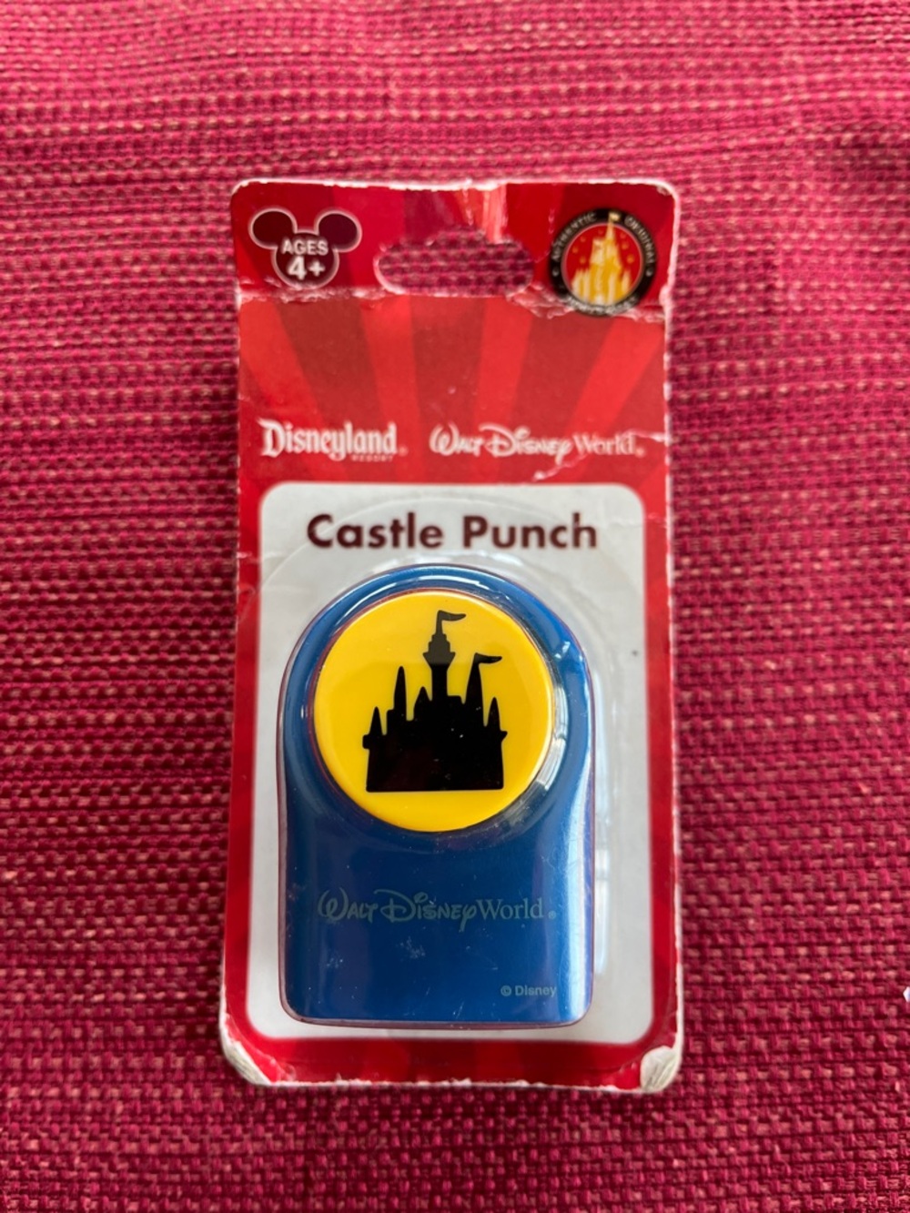 Disney Castle Punch - Blue and Yellow
